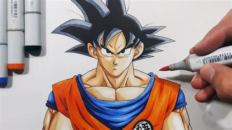 how do you draw goku|easy drawing of goku.